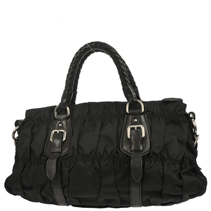 Prada Black Nylon Tote Bag