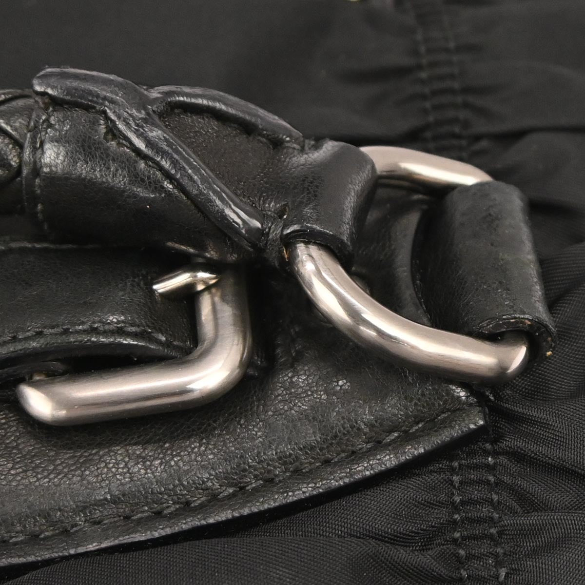 Prada Black Nylon Tote Bag