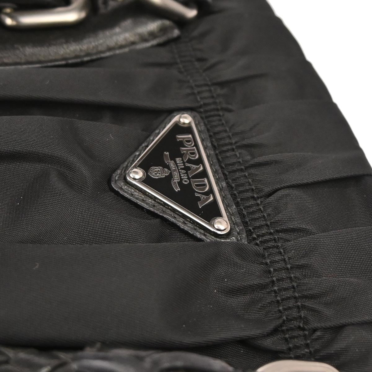 Prada Black Nylon Tote Bag