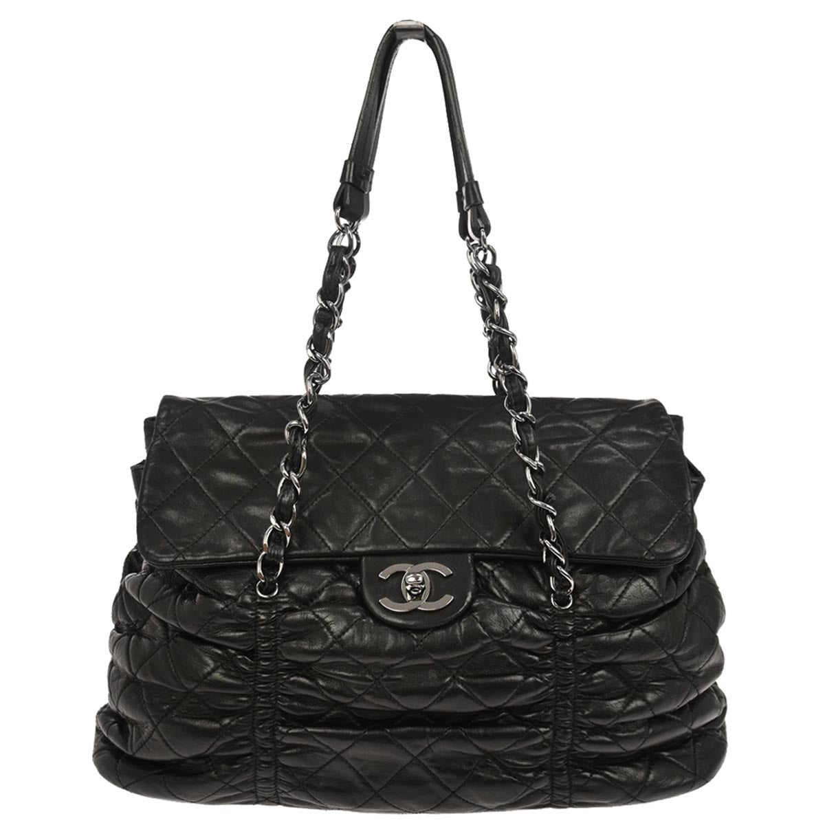Chanel 2006-2008 Black Lambskin Handbag