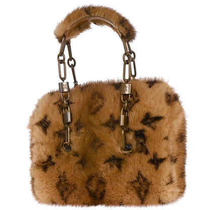 Louis Vuitton * Brown Monogram Mink Mini Papillon Handbag M71944