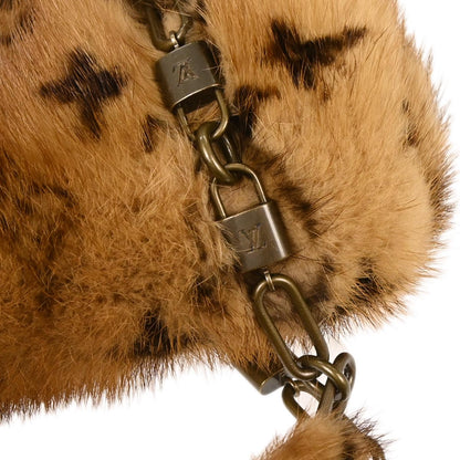 Louis Vuitton * Brown Monogram Mink Mini Papillon Handbag M71944