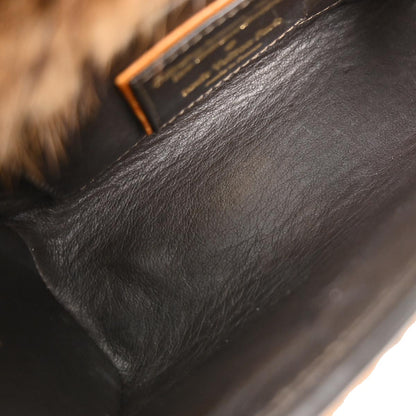 Louis Vuitton * Brown Monogram Mink Mini Papillon Handbag M71944