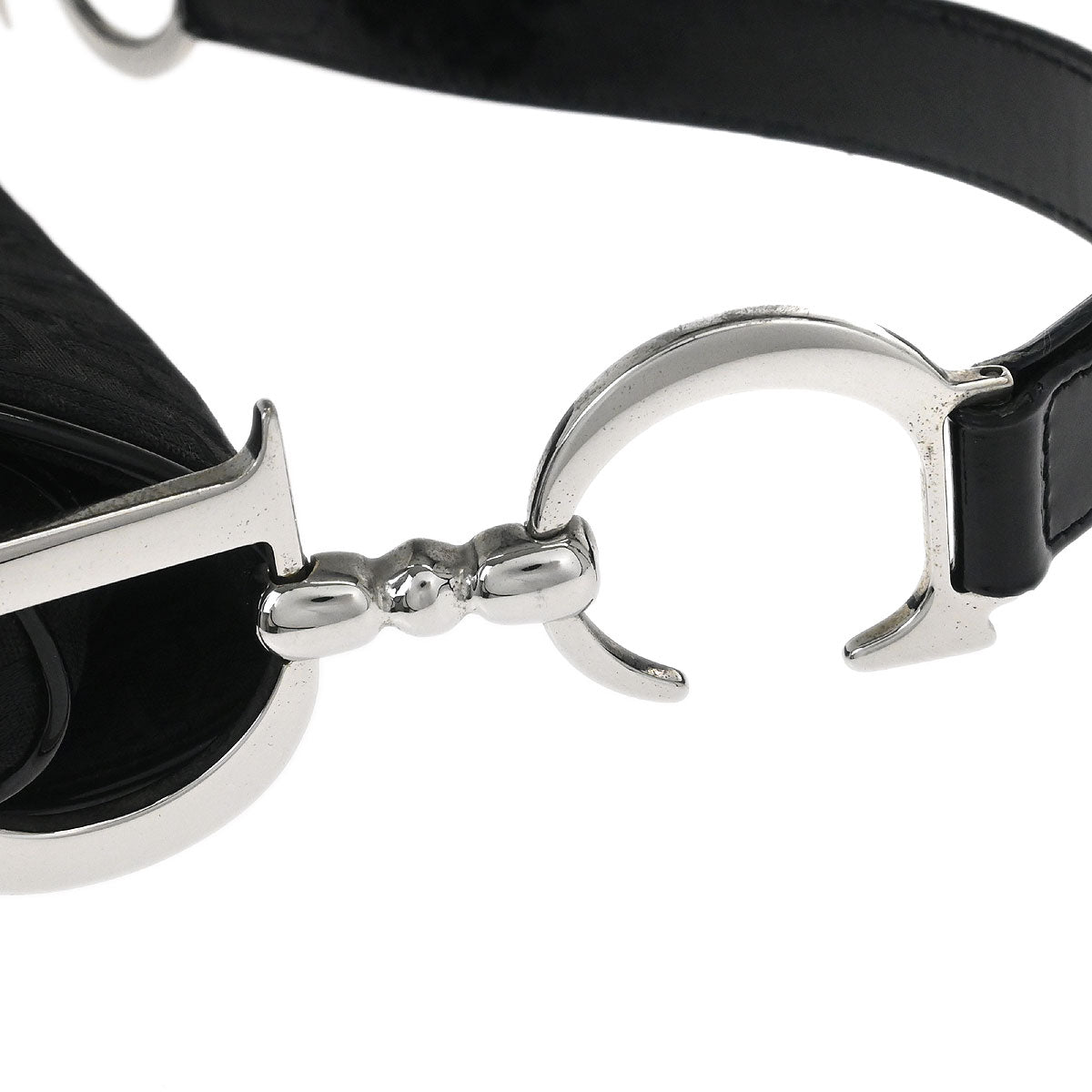 Christian Dior Black Trotter Saddle Handbag