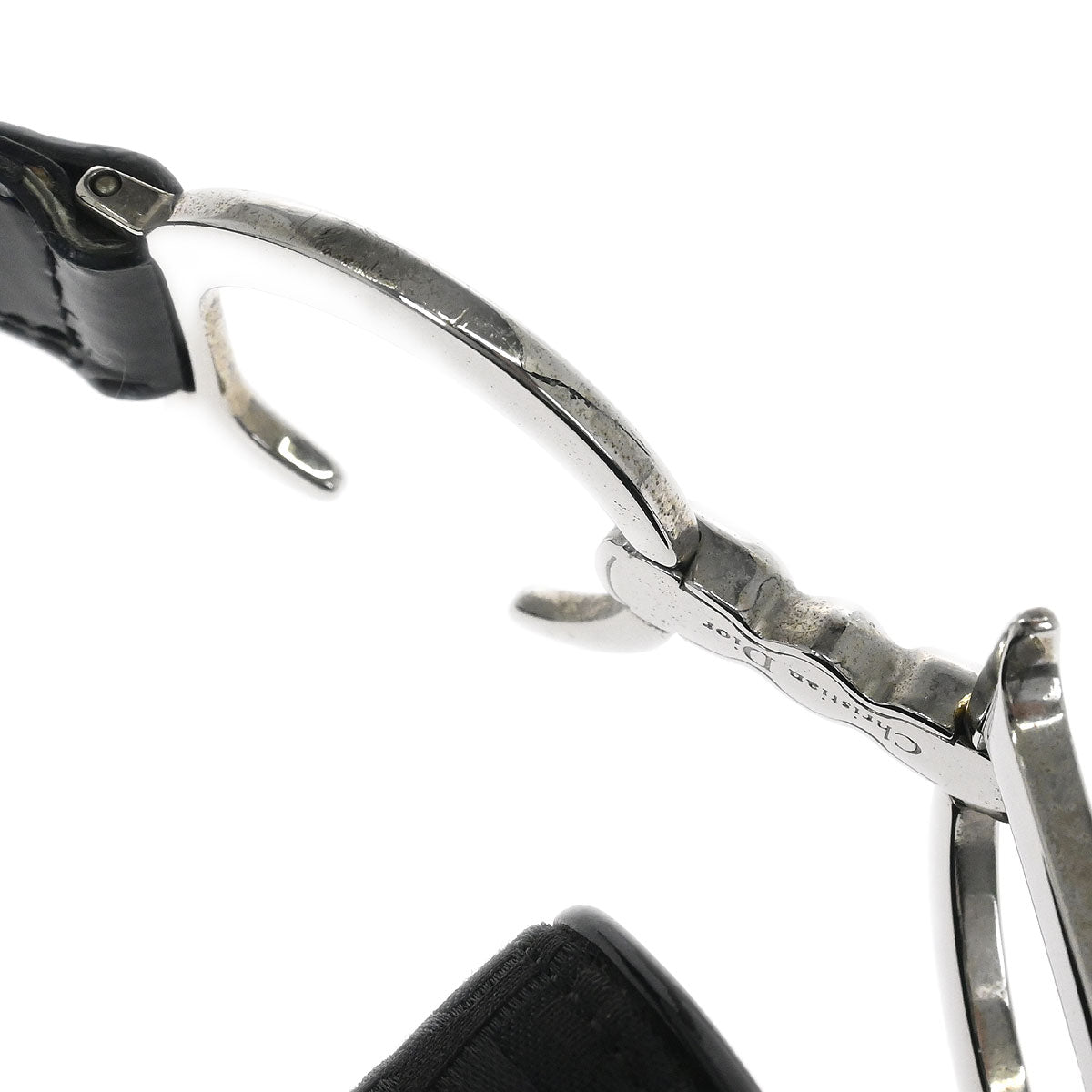 Christian Dior Black Trotter Saddle Handbag