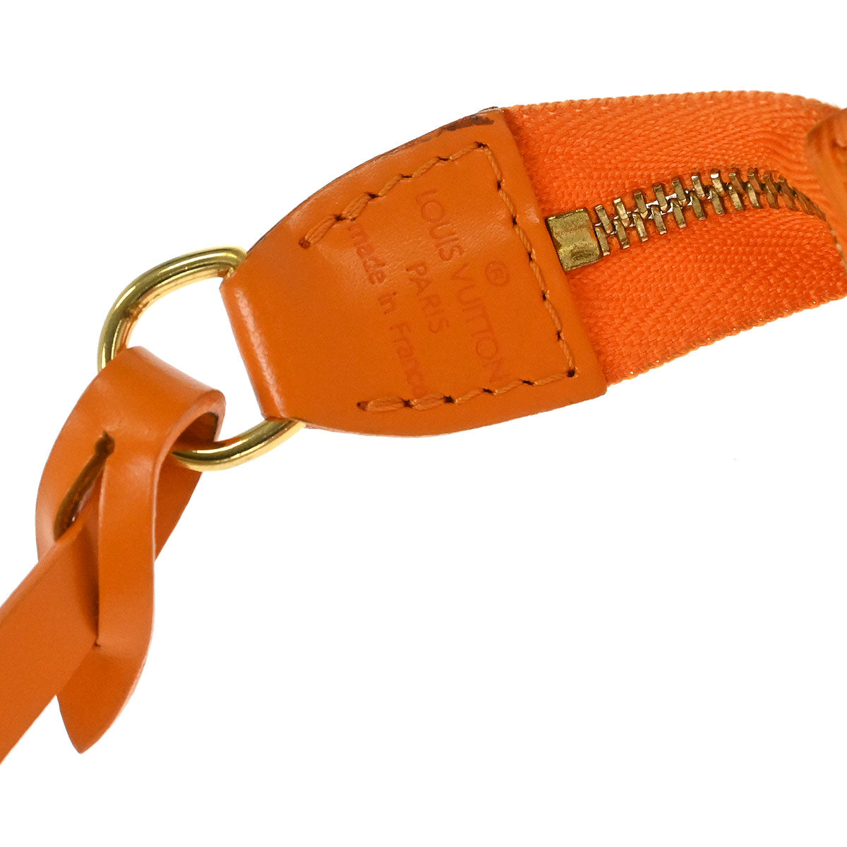Louis Vuitton 2003 Orange Epi Pochette Accessoires 24 Handbag M5294H