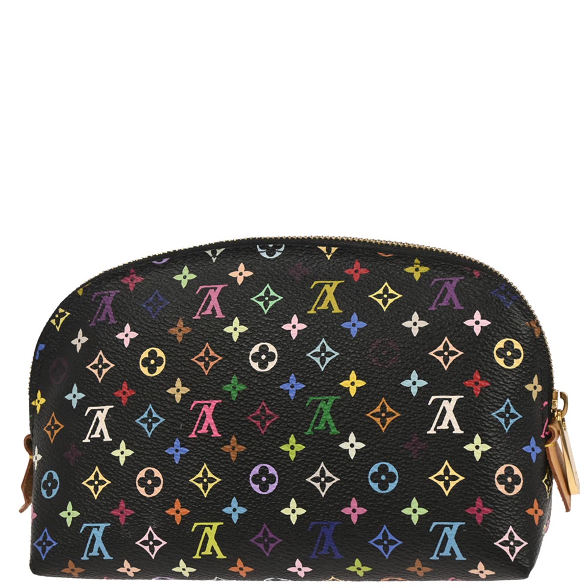 Louis Vuitton Black Monogram Multicolor Pochette Cosmetic M47355
