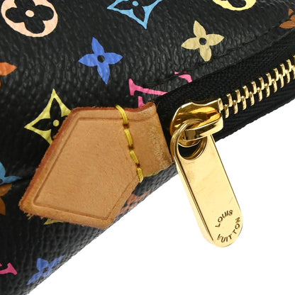 Louis Vuitton Black Monogram Multicolor Pochette Cosmetic M47355