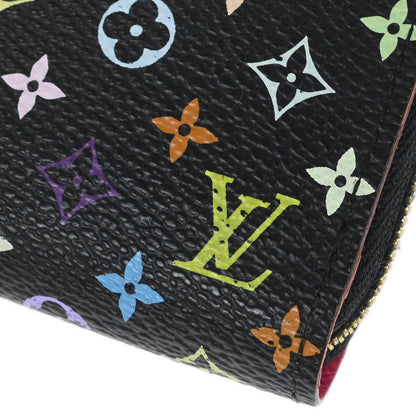 Louis Vuitton 2009 Black Multicolor Zippy Coin Purse Wallet M93740