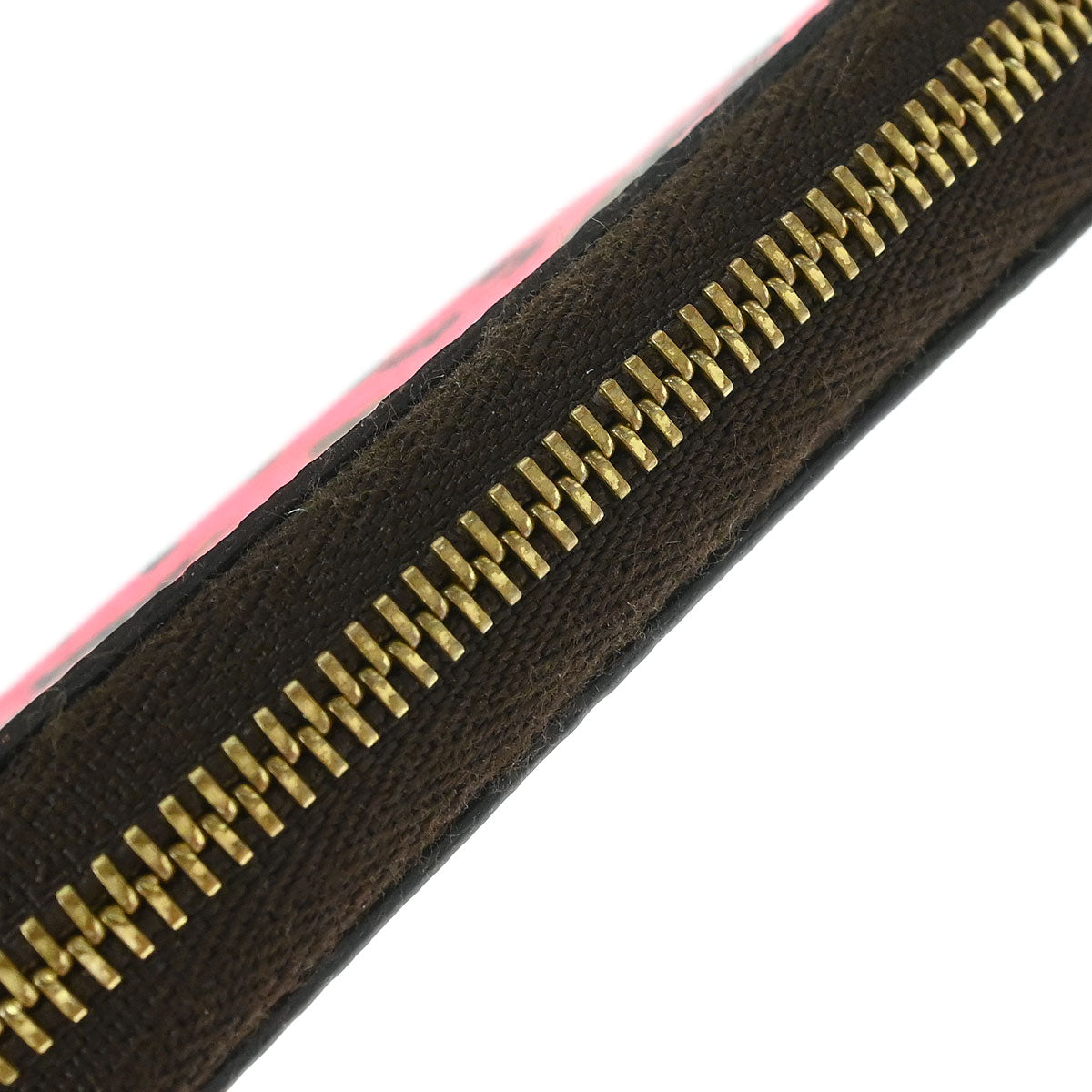 Louis Vuitton 2008 Pink Graffiti Zippy Coin Purse Wallet M93707