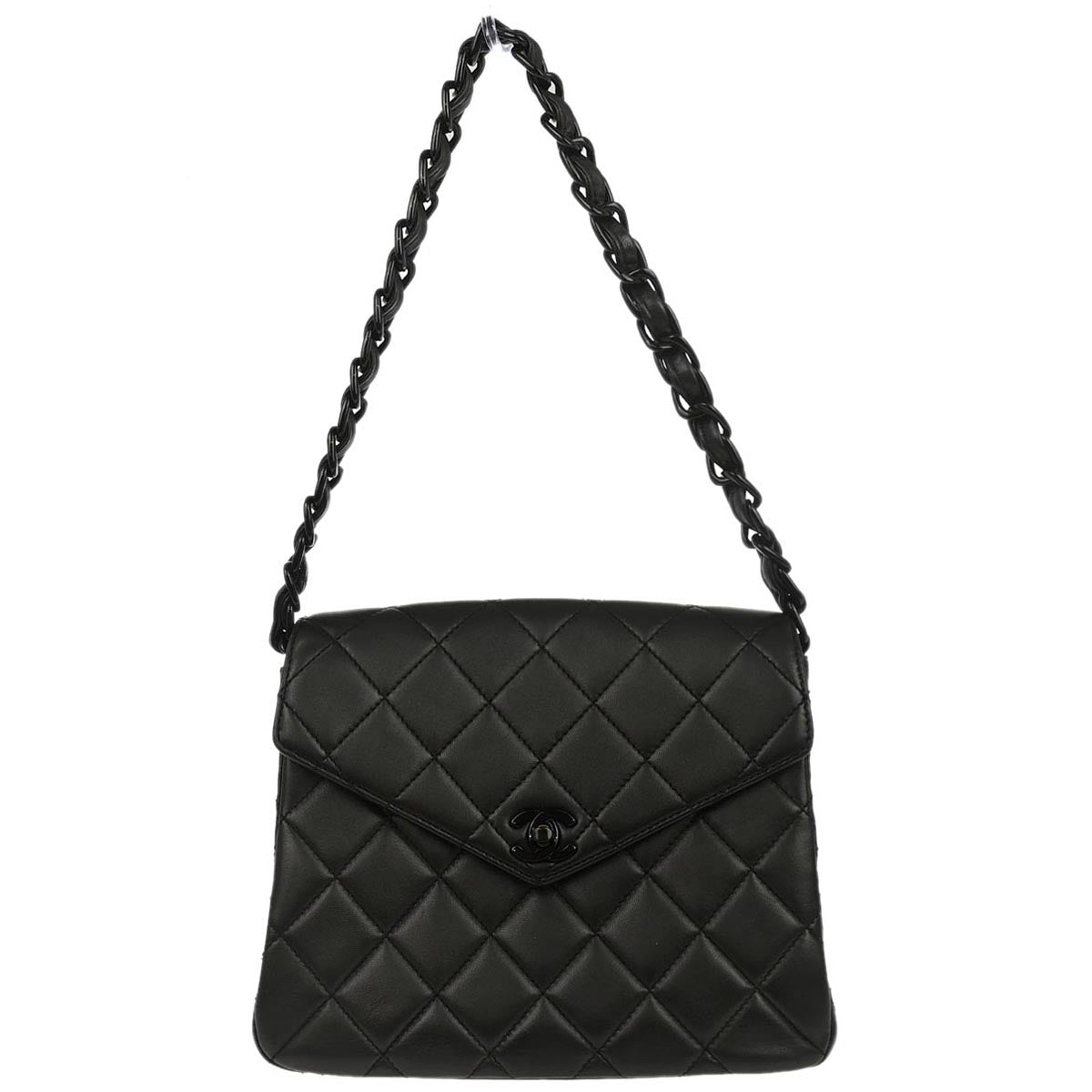 Chanel 1997-1999 Black Lambskin Handbag