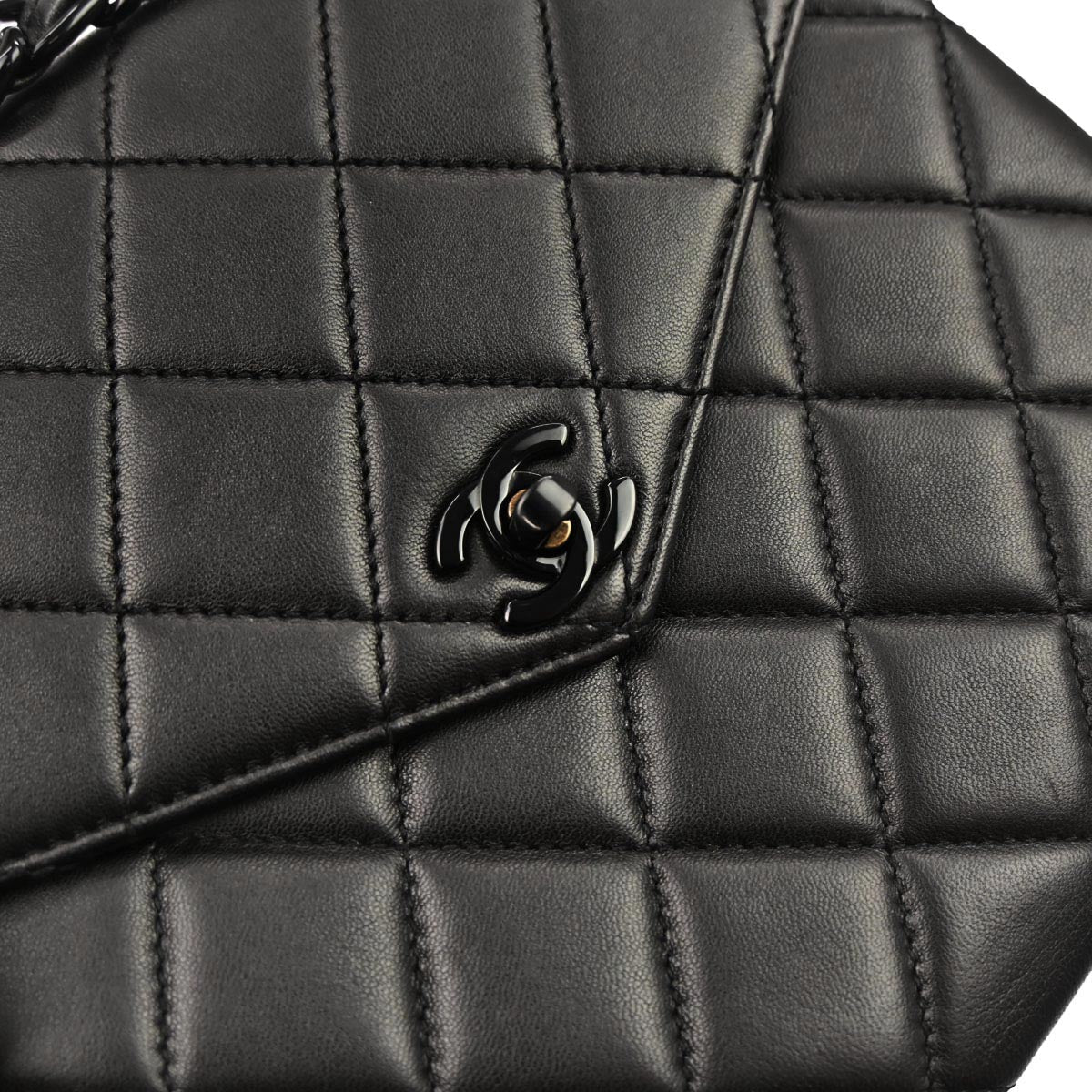 Chanel 1997-1999 Black Lambskin Handbag
