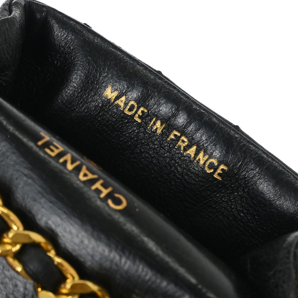 Chanel Black Lambskin Classic Flap Micro Bum Belt Bag