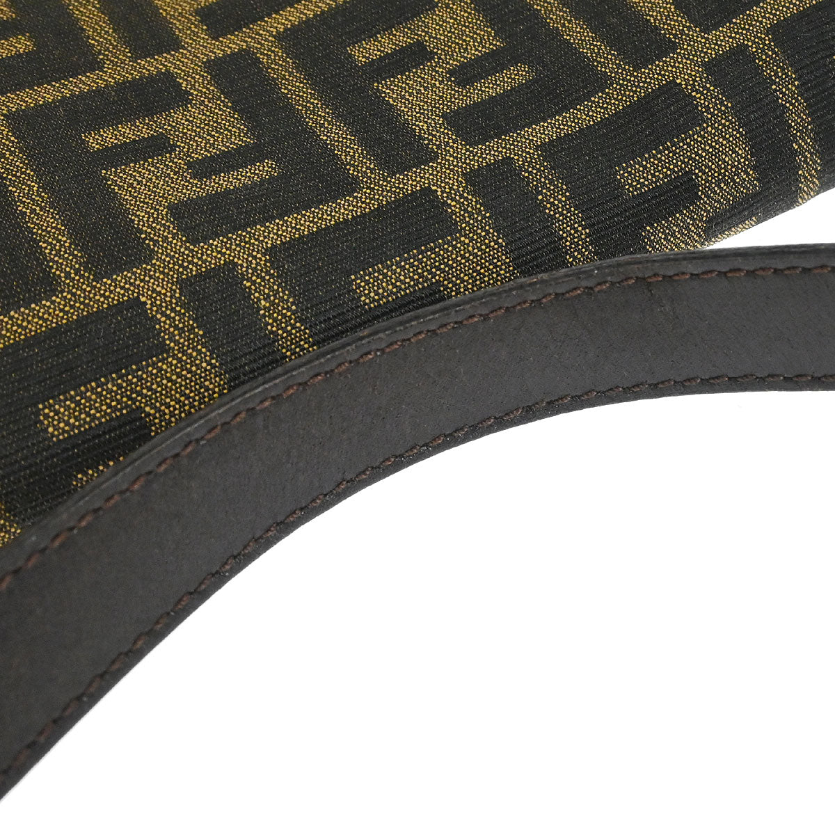 Fendi Brown Canvas Zucca Mamma Baguette Handbag