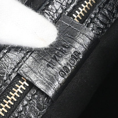 Gucci Black GG Horsebit Hobo Handbag