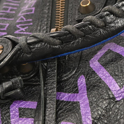 Balenciaga Black Classic Mini City 2way Shoulder Handbag