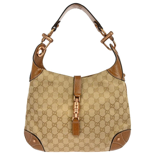Gucci Beige GG New Jackie Hobo Handbag