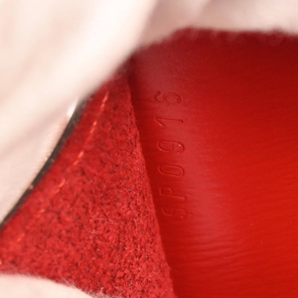 Louis Vuitton Red Epi Cluny Shoulder Bag M52257