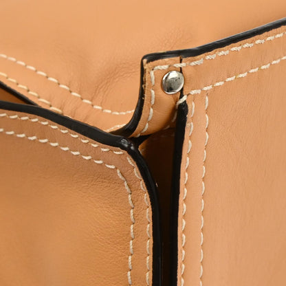 Loewe * Light Brown Leather Anagram Tote Handbag