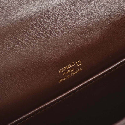 Hermes * Miel Alligator Kelly Pochette Handbag