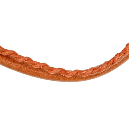 Balenciaga Orange Lambskin The Day Handbag