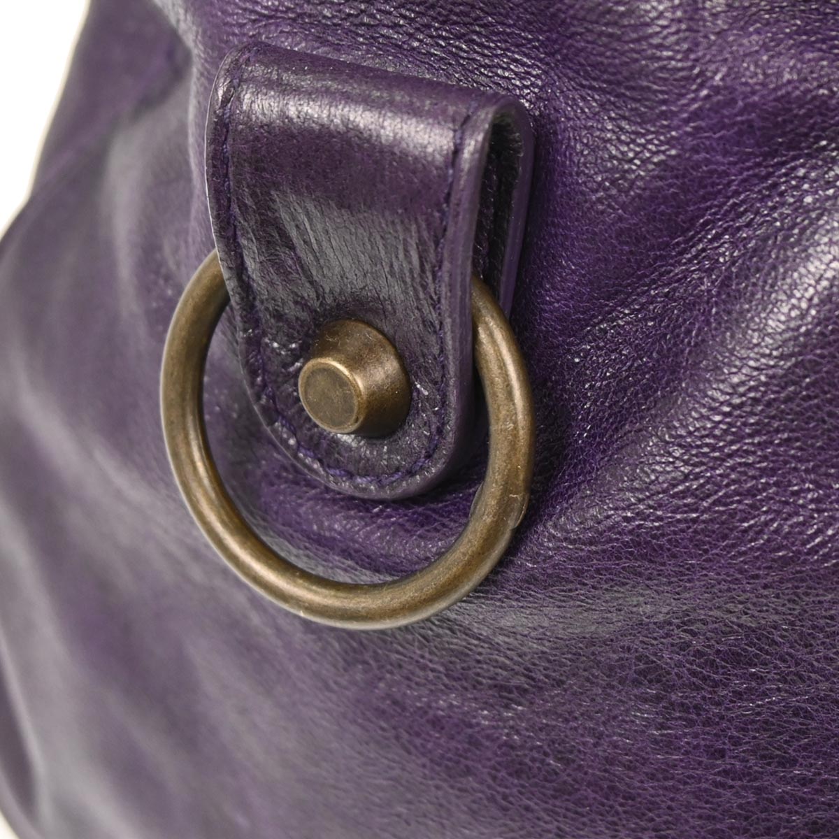 Balenciaga Purple Lambskin The Twiggy 2way Shoulder Handbag