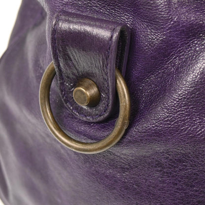 Balenciaga Purple Lambskin The Twiggy 2way Shoulder Handbag