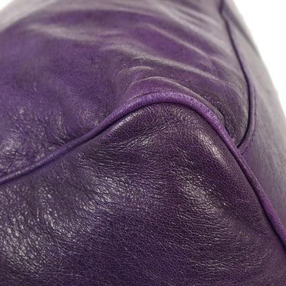 Balenciaga Purple Lambskin The Twiggy 2way Shoulder Handbag