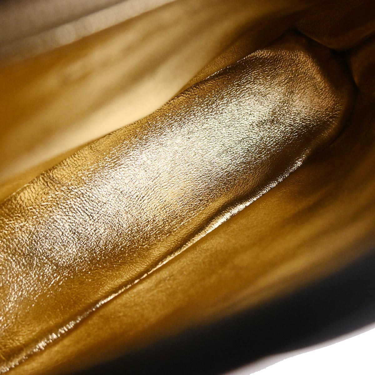 Chanel Black Satin Handbag