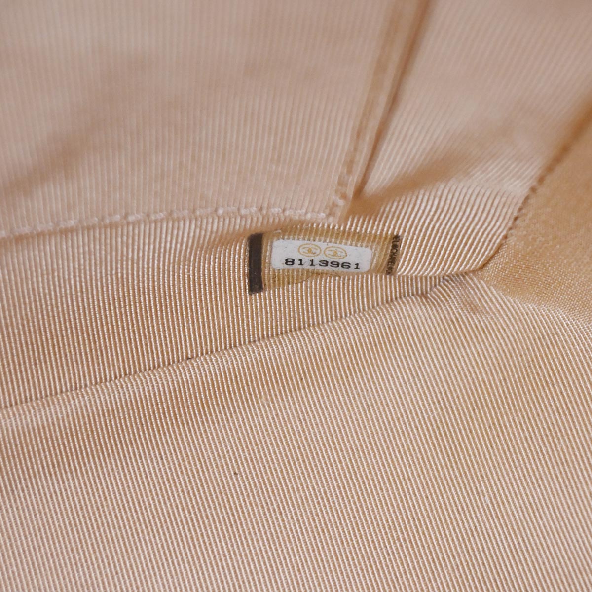 Chanel 2003-2004 Beige Caviar Petite Shopping Tote PST Chain Handbag