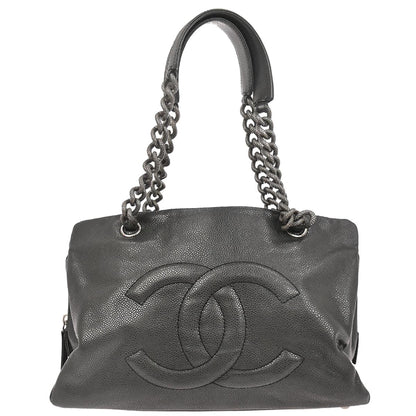 Chanel 2009-2010 Black Caviar Skin Handbag