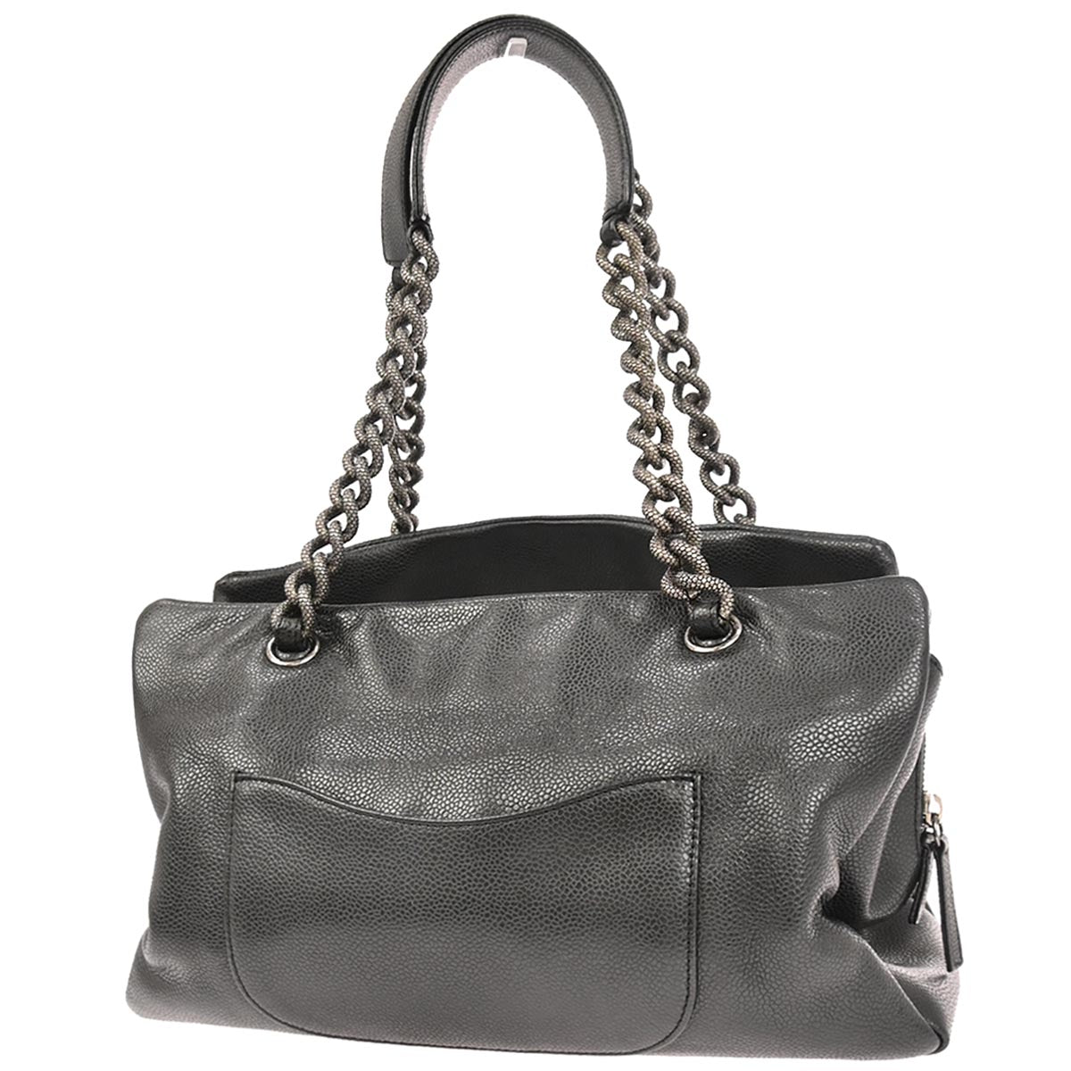 Chanel 2009-2010 Black Caviar Skin Handbag