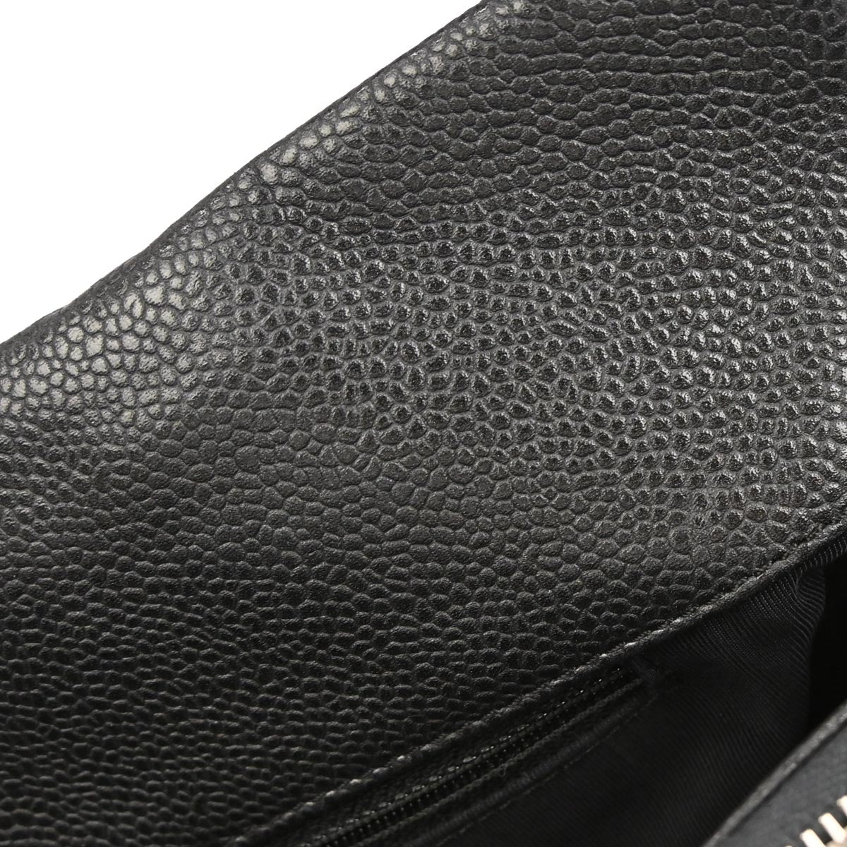 Chanel 2009-2010 Black Caviar Skin Handbag