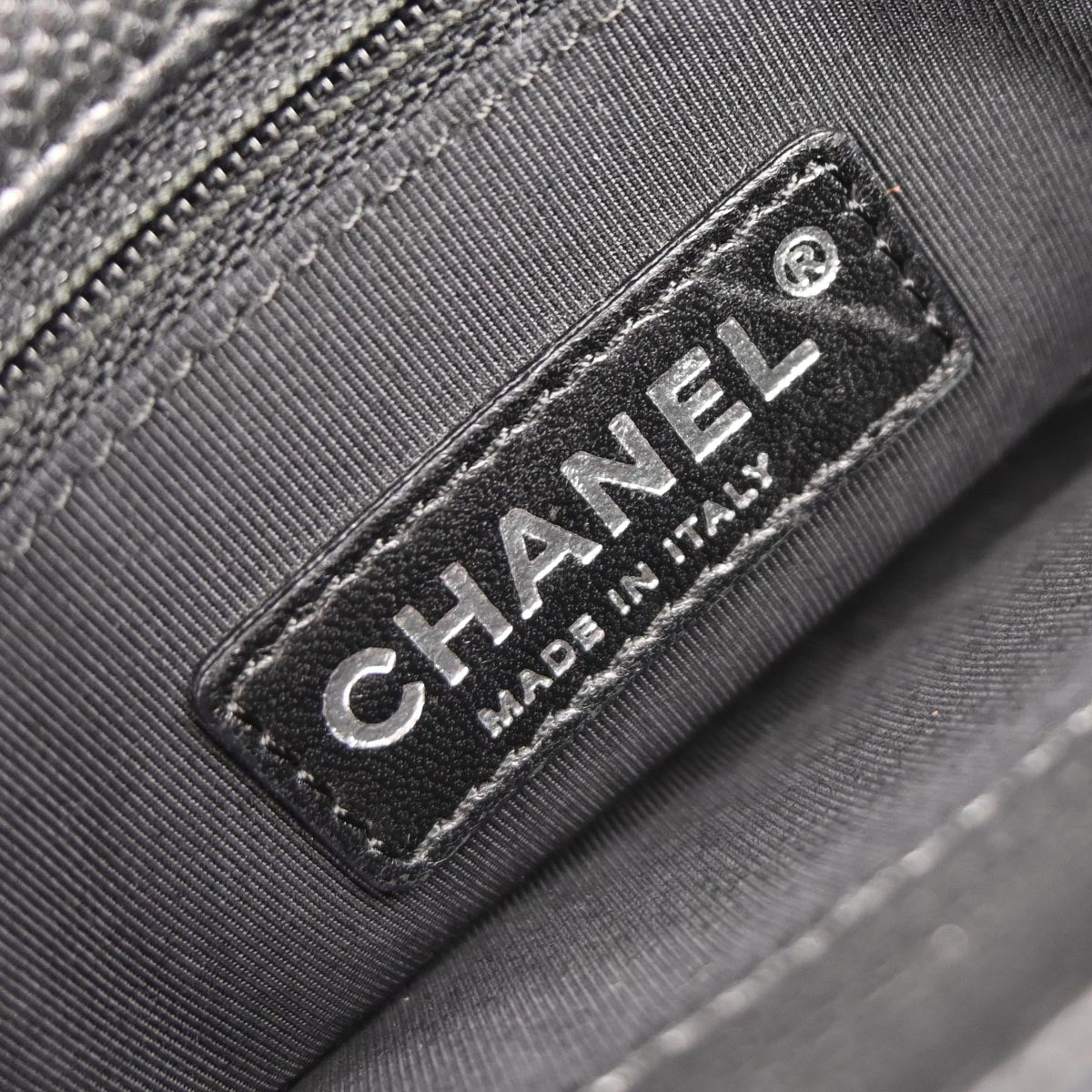 Chanel 2009-2010 Black Caviar Skin Handbag