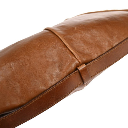 Yves Saint Laurent Brown Leather Large Mombasa Handbag