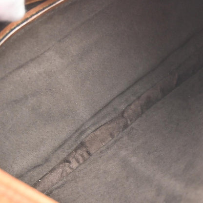 Yves Saint Laurent Brown Leather Large Mombasa Handbag