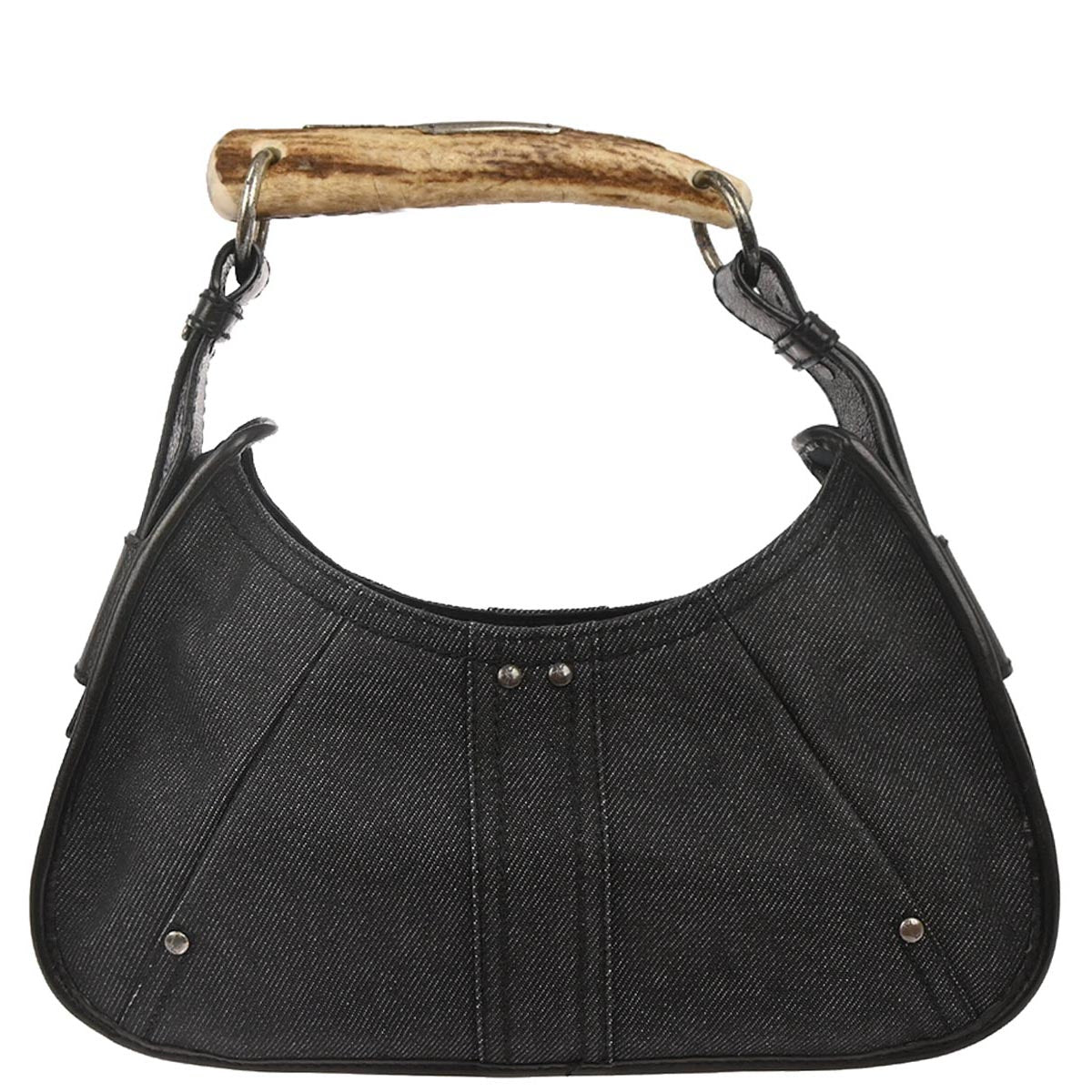 Yves Saint Laurent Navy Denim Mombasa Handbag