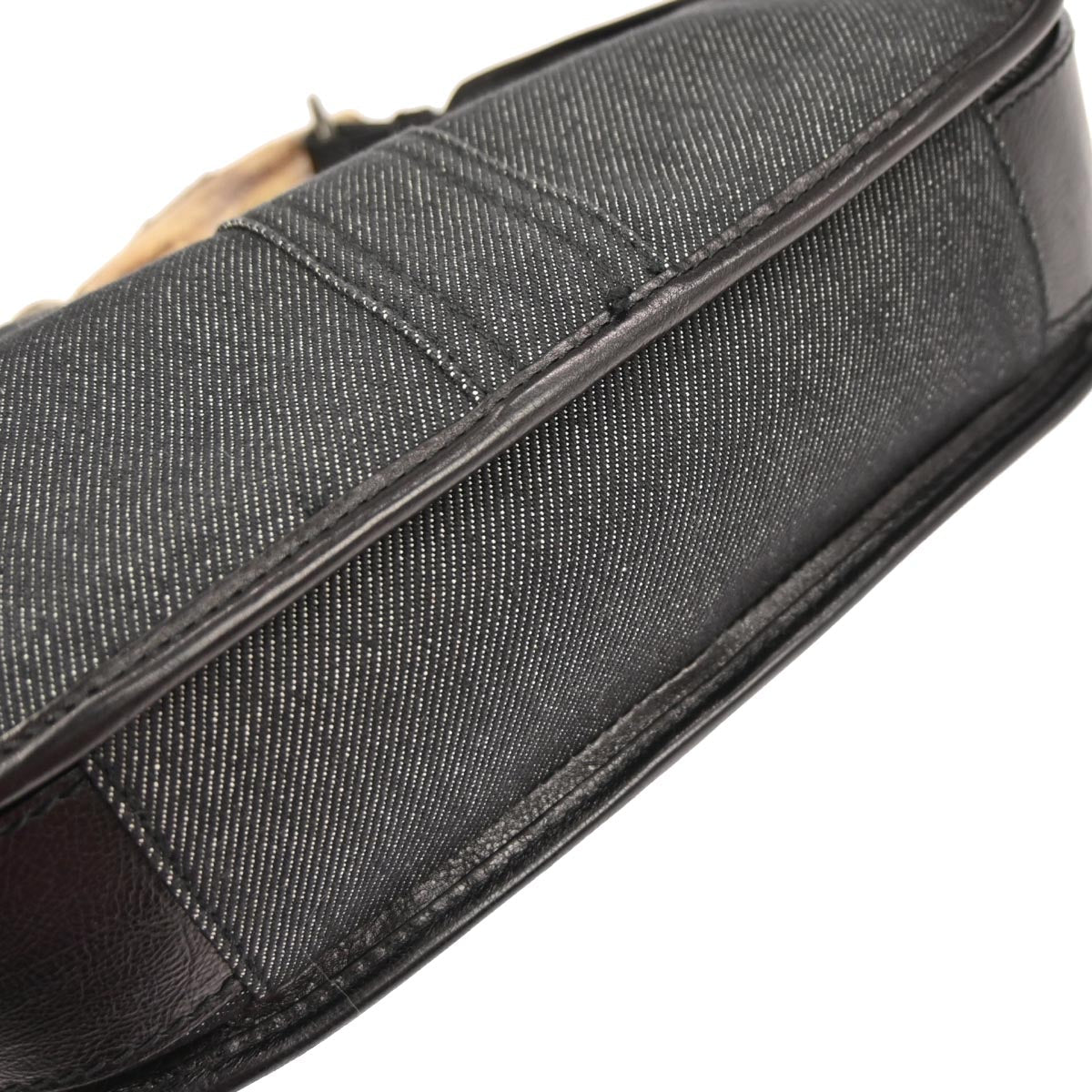 Yves Saint Laurent Navy Denim Mombasa Handbag