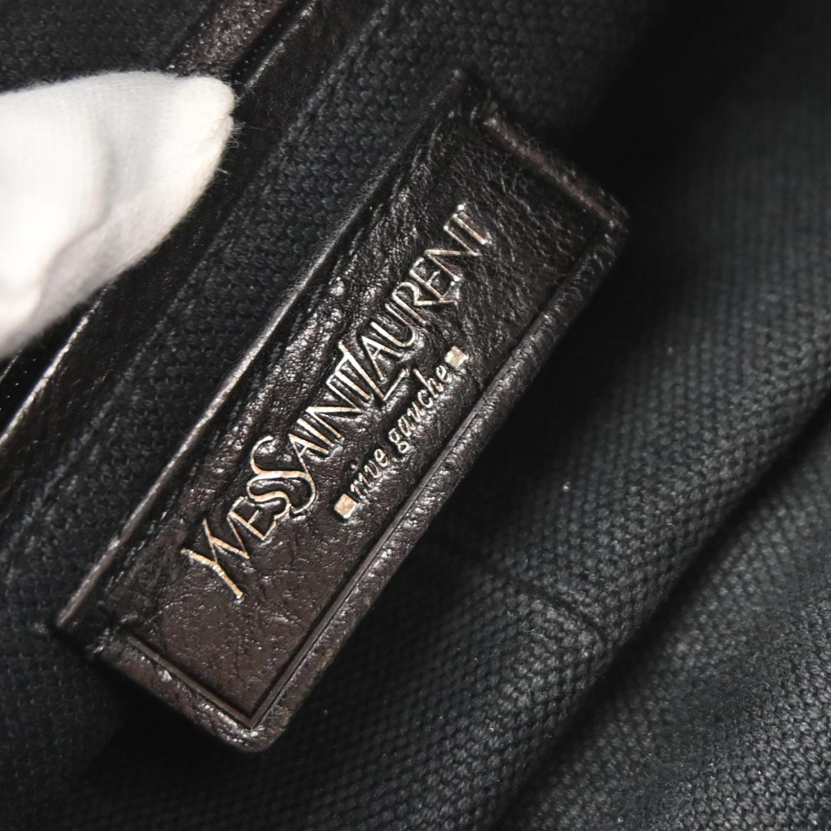 Yves Saint Laurent Navy Denim Mombasa Handbag