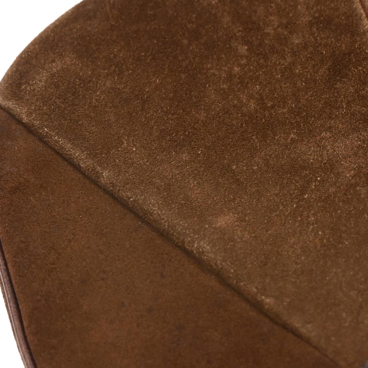 Yves Saint Laurent Brown Suede Small Mombasa Hobo Handbag