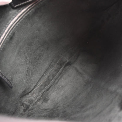 Yves Saint Laurent Black Leather Medium Mombasa Handbag