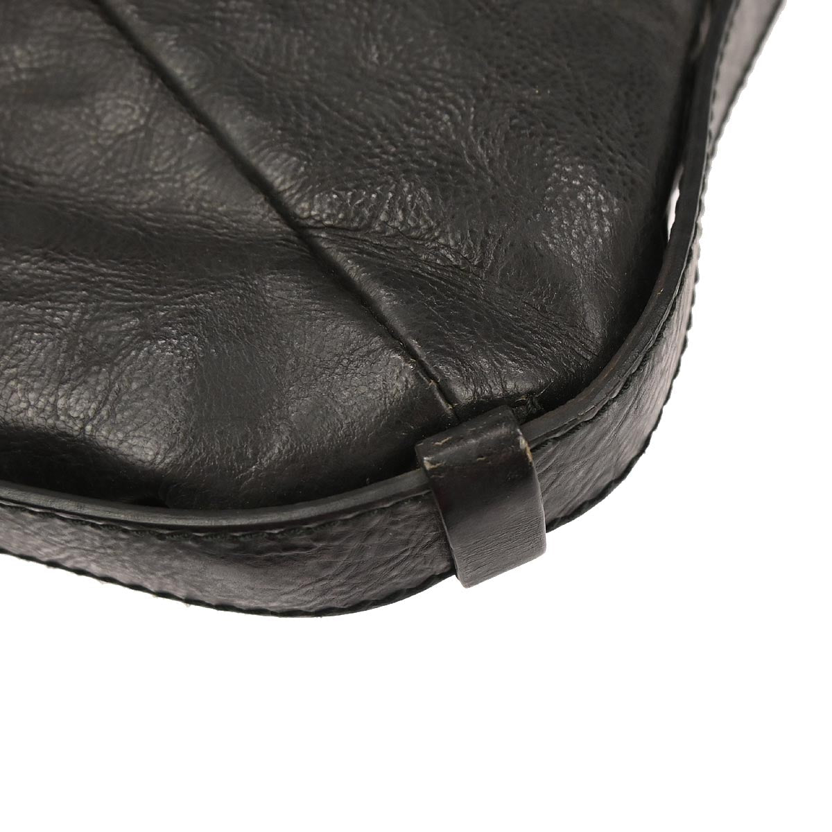 Yves Saint Laurent Black Leather Large Mombasa Handbag