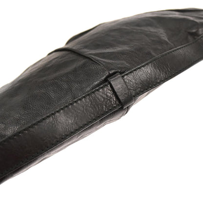 Yves Saint Laurent Black Leather Large Mombasa Handbag