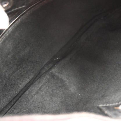 Yves Saint Laurent Black Leather Large Mombasa Handbag