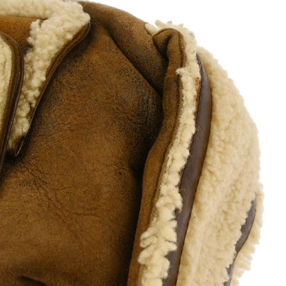 Christian Dior Brown Mouton Flight Handbag