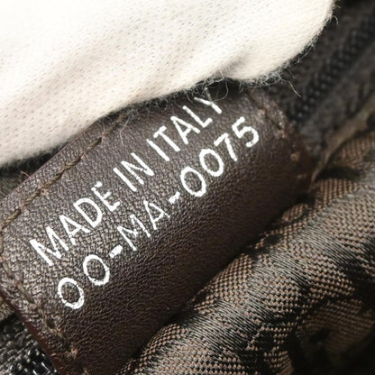 Christian Dior Brown Mouton Flight Handbag