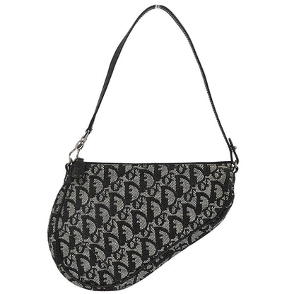 Christian Dior Black Trotter Saddle Handbag