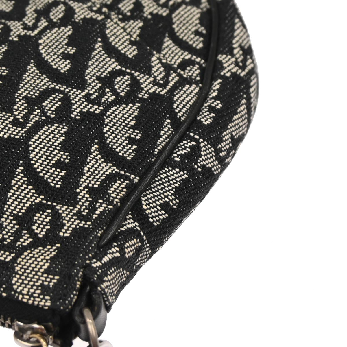 Christian Dior Black Trotter Saddle Handbag