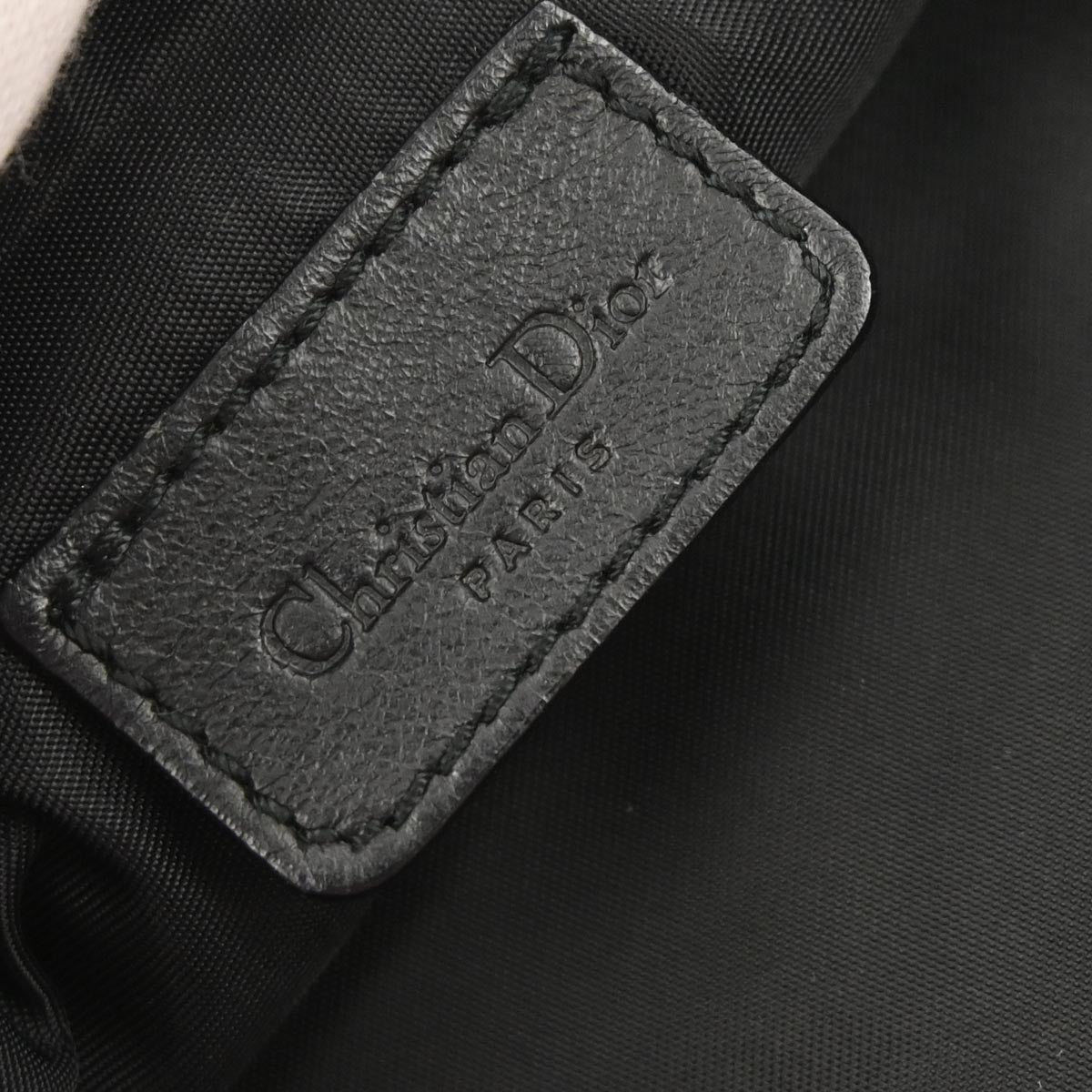 Christian Dior Black Trotter Saddle Handbag