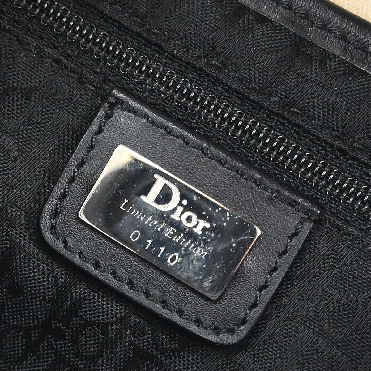 Christian Dior Beige Canvas John Galliano Saddle Handbag